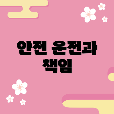 안전 운전과 책임