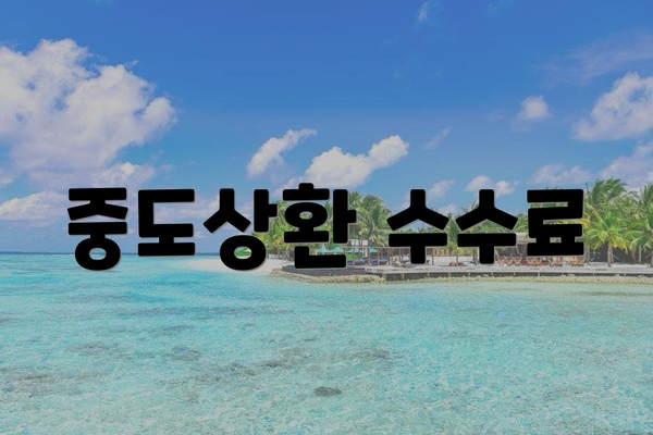 중도상환 수수료