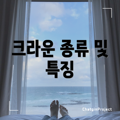 크라운 종류 및 특징