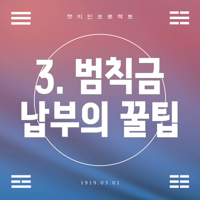 3. 범칙금 납부의 꿀팁