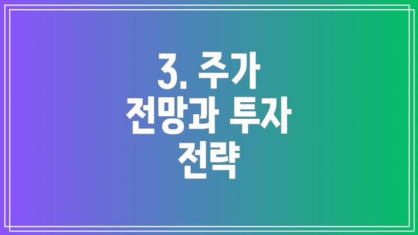 3. 주가 전망과 투자 전략
