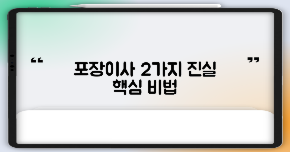 포장이사 연구소, 2가지 관점