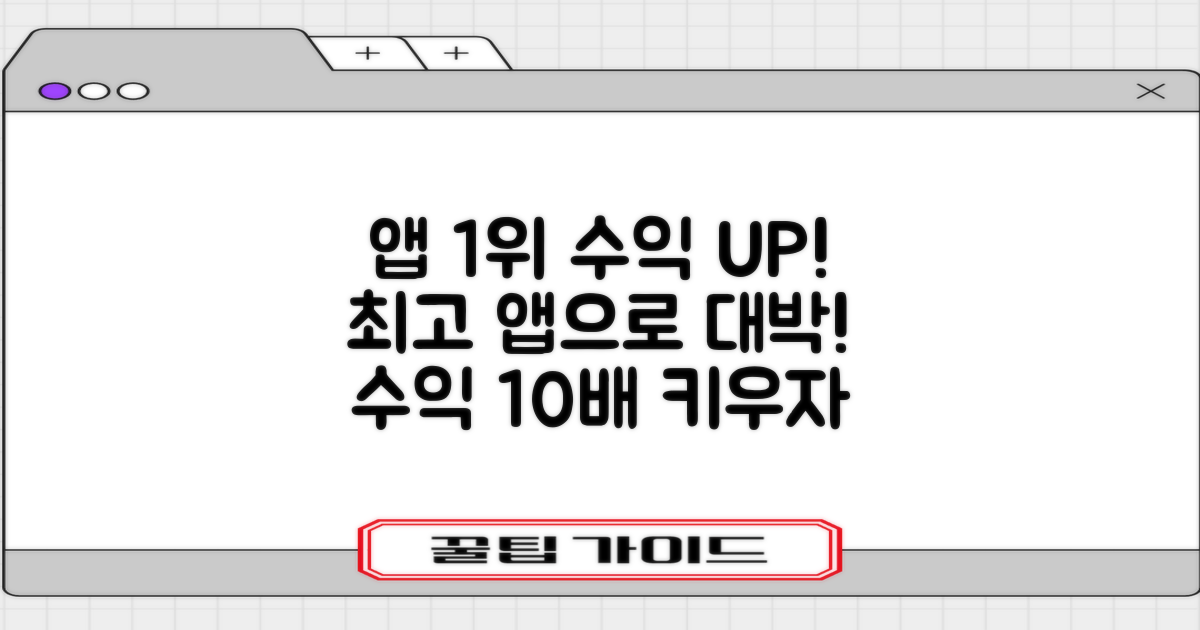 1순위 앱으로 수익을 높이세요!