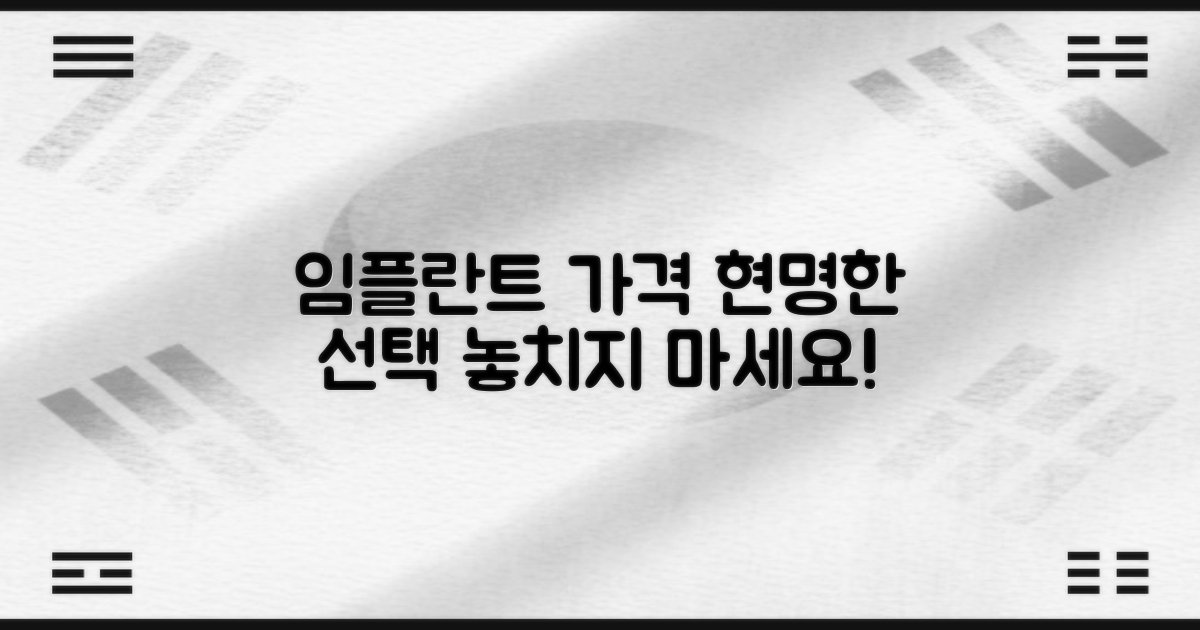 임플란트 가격, 현명하게 선택하기