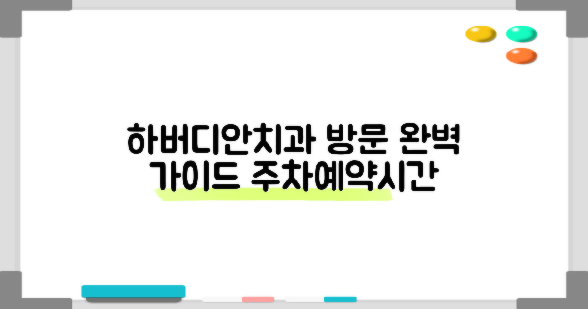 하버디안치과의원: 똑똑하게 방문하는 방법 (주차, 예약, 진료 시간 완벽 가이드)