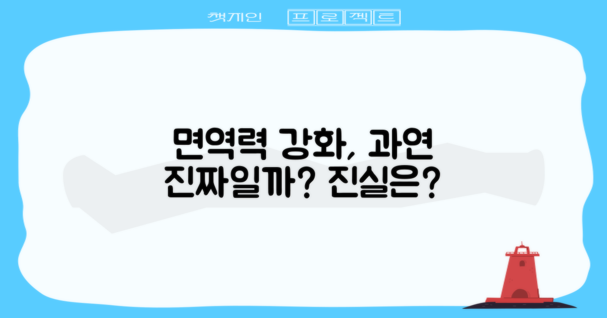 면역력 강화, 진짜일까?