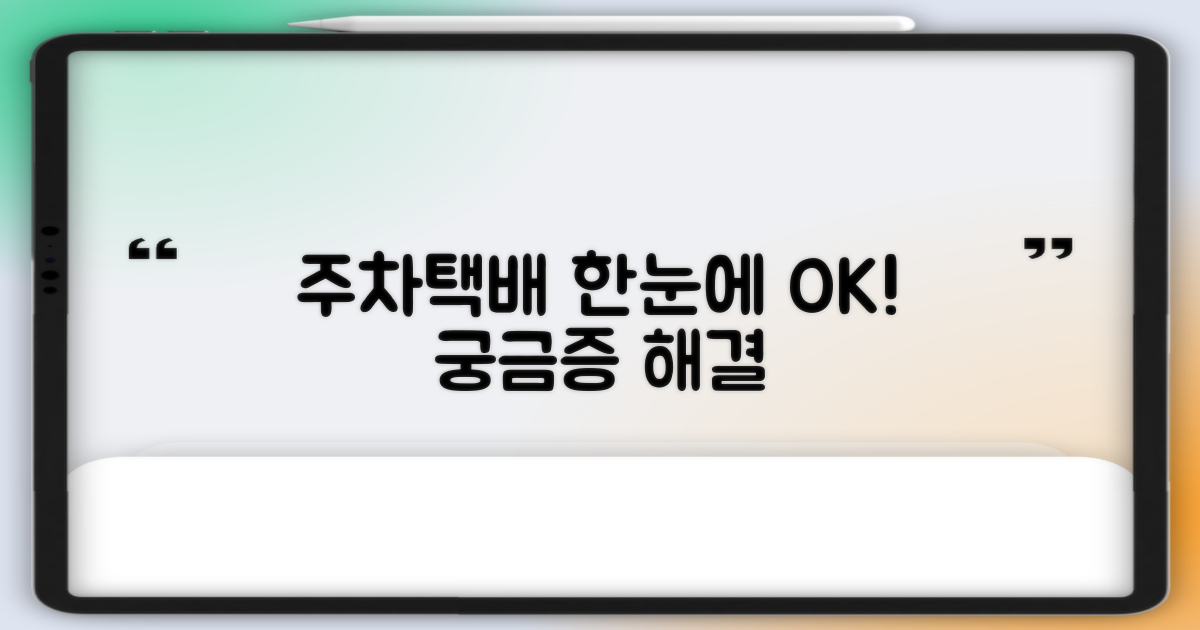 주차 정보, 택배 조회와 함께