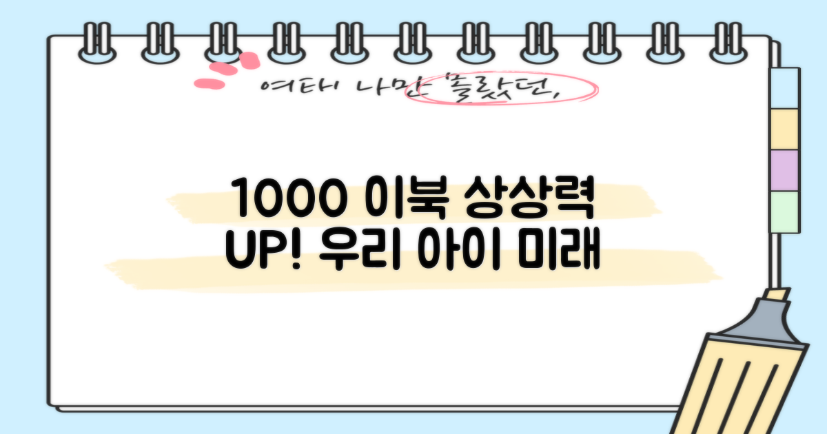 1000여 권의 전자책, 우리 아이의 상상력을 깨우다