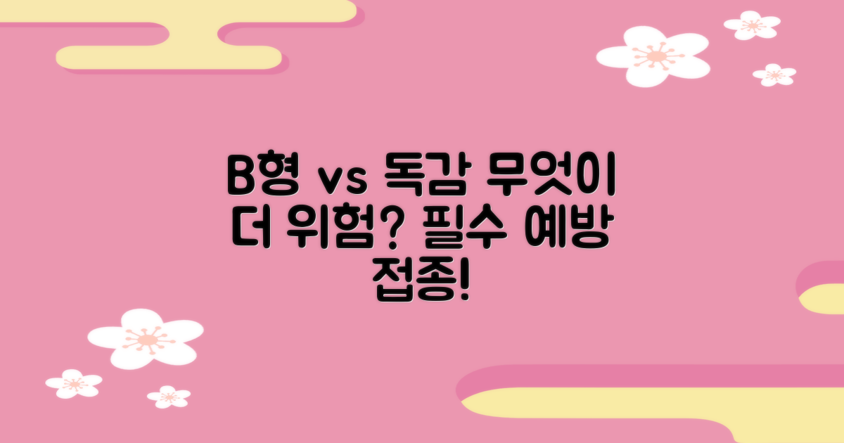 B형간염·인플루엔자, 무엇이 중요할까요?