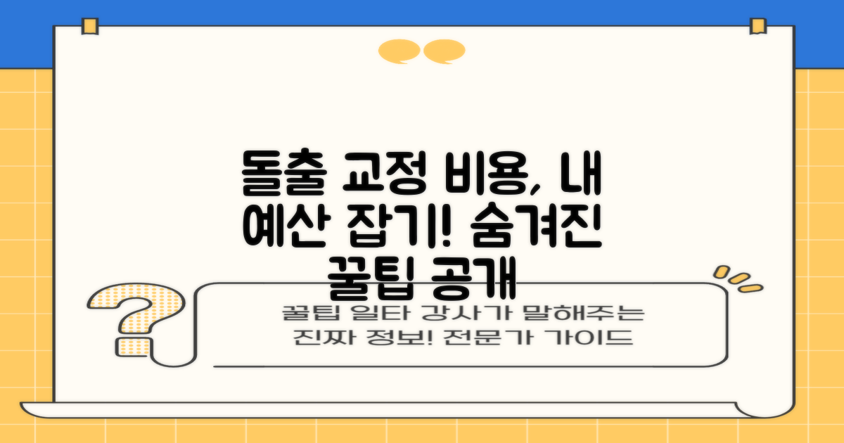 윗니 아랫니 돌출 교정 비용, 내 예산 어떻게 세울까?