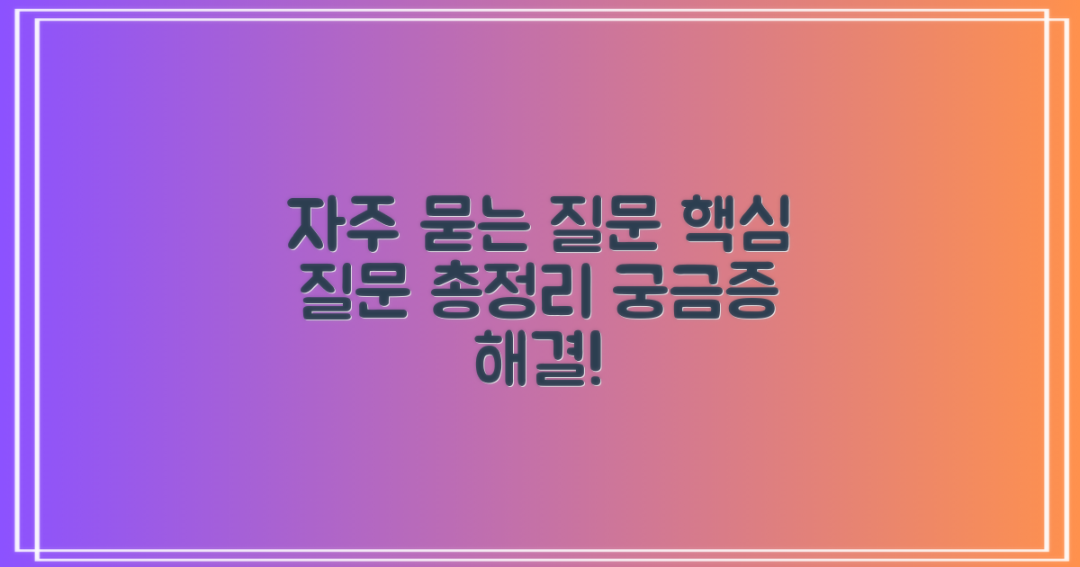 자주 묻는 질문