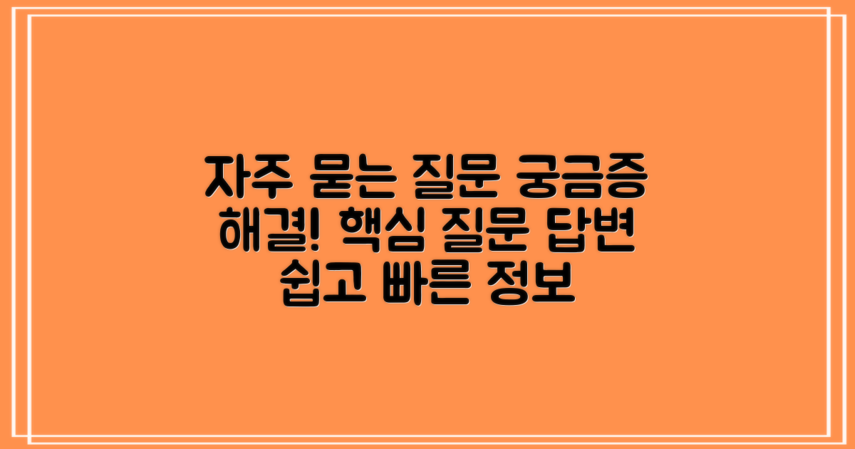 자주 묻는 질문
