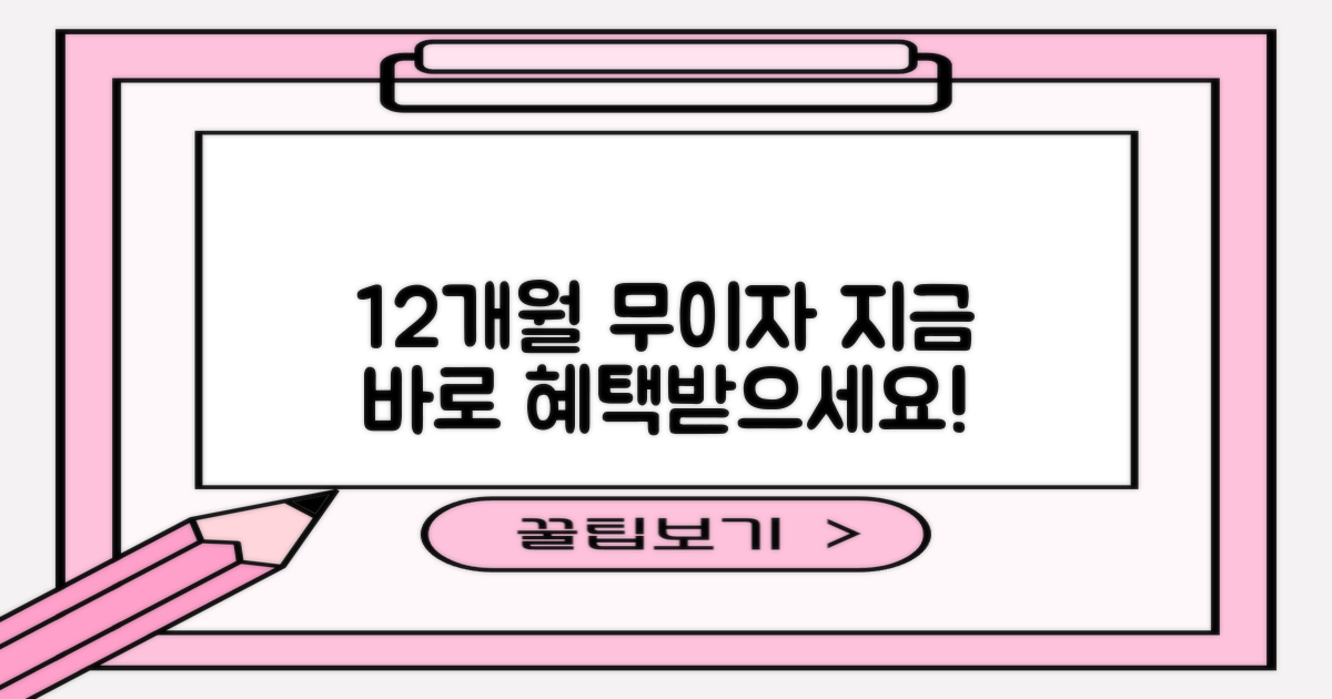12개월 무이자 혜택